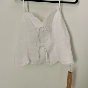 Doppio Linen Top from Reformation